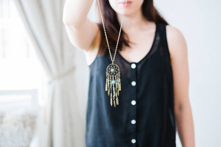 Dreamcatcher Pendant Necklace - Dev Store