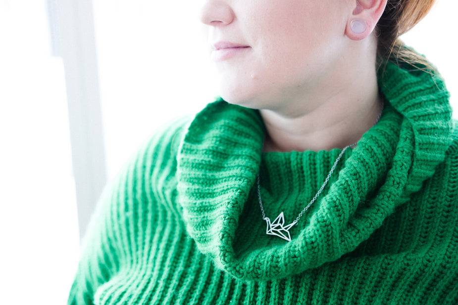 Origami Crane Necklace - Dev Store