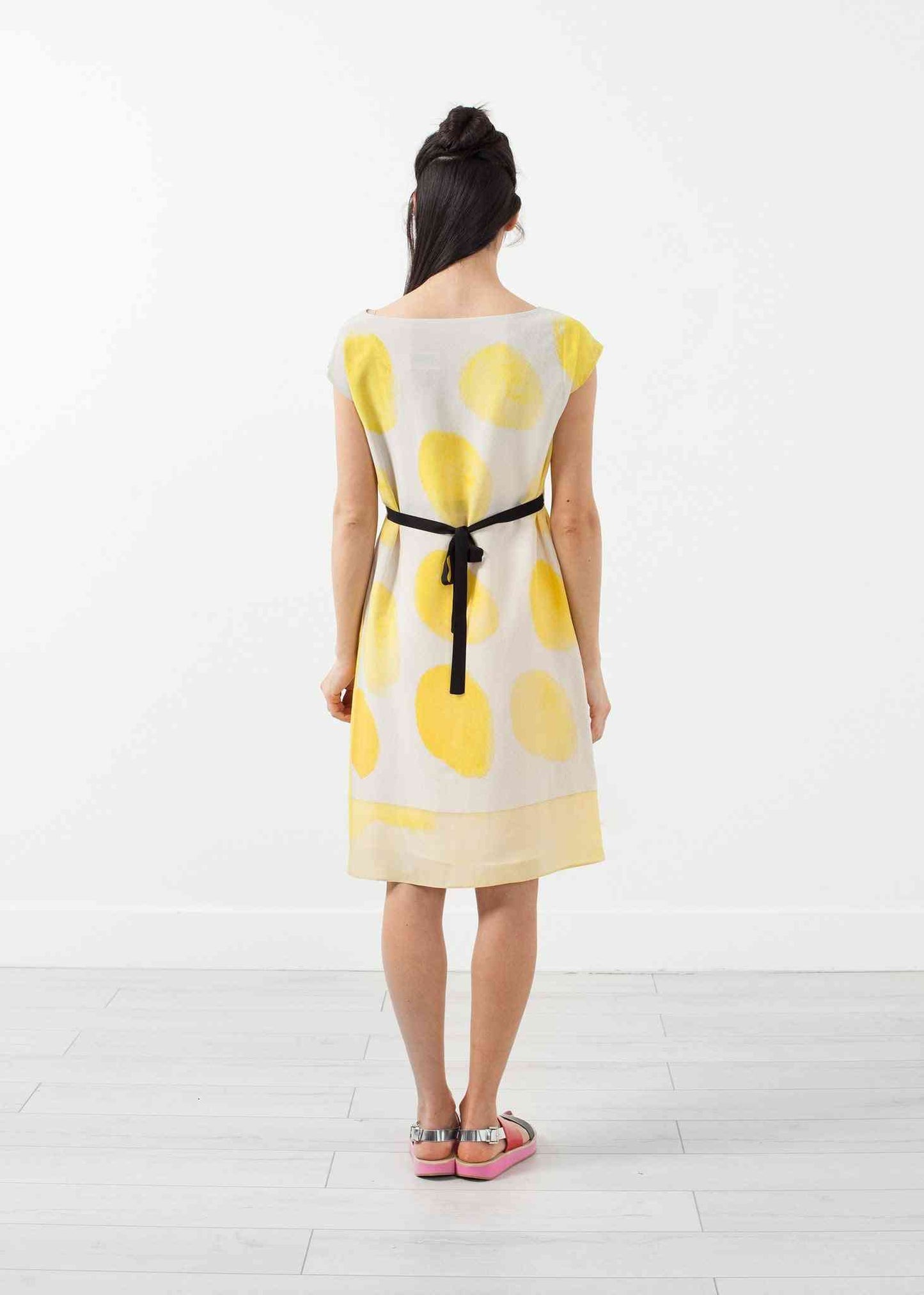 Paper Dress Antoni & Alison women's dresses Yellow 8 7572880809