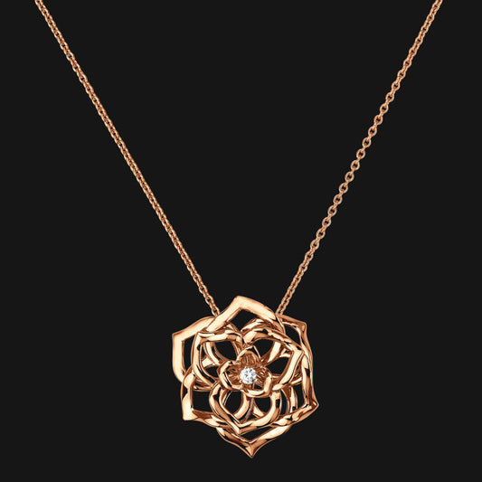 18k Bloom Pendant Necklace for Elegant Style - Dev Store
