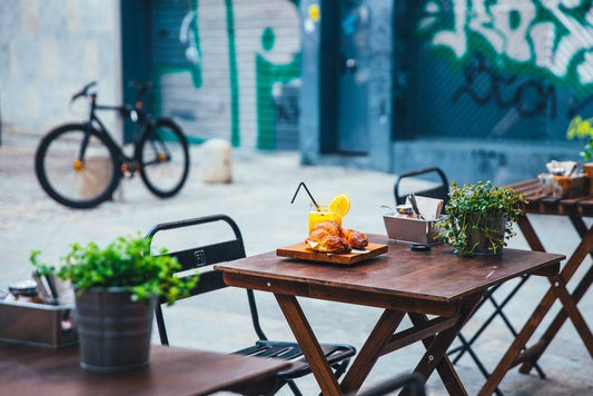 Elegant Wooden Outdoor Table for Your Garden Space