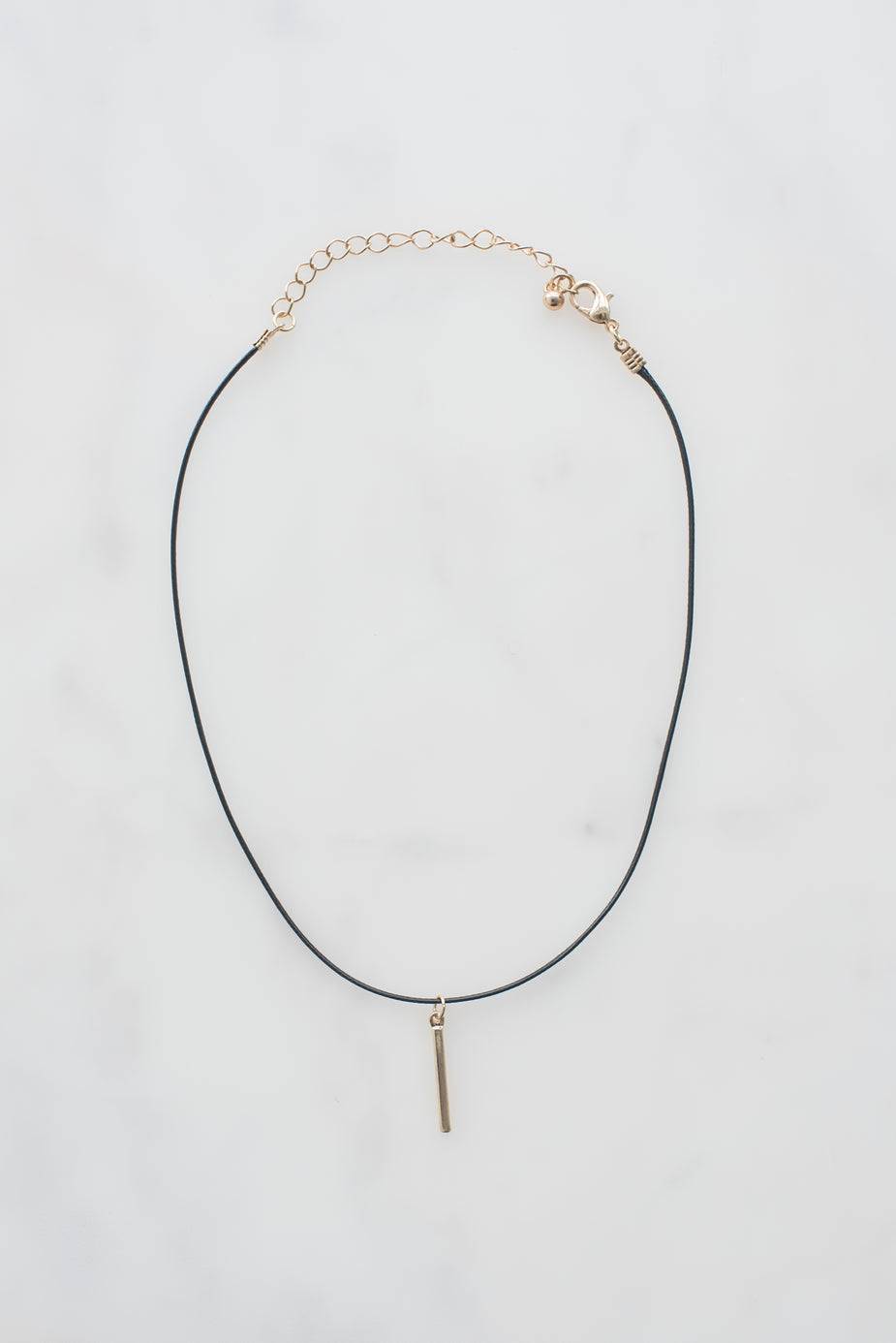 Choker with Gold Pendant - Dev Store