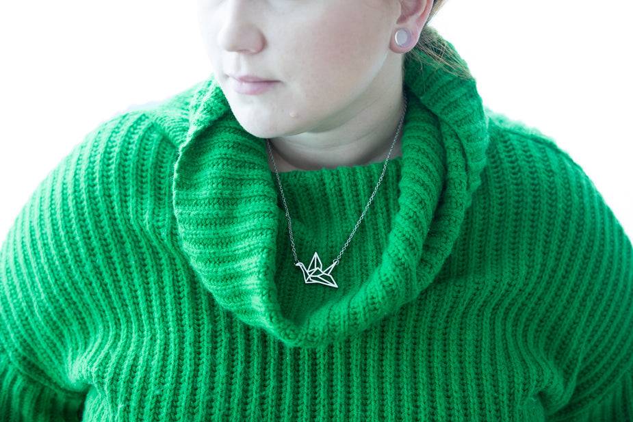 Origami Crane Necklace - Dev Store