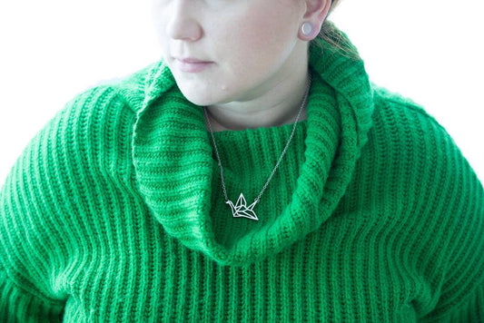 Origami Crane Necklace - Dev Store