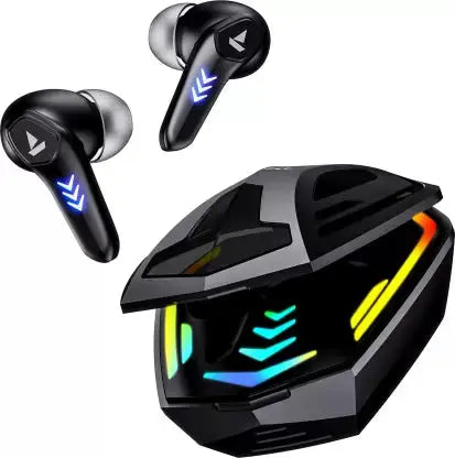 boAt Immortal 131 with Beast Mode, 40 Hours Playback and ENx Tech Bluetooth Headset (Black sabre, True Wireless) Dev Store Default Title 7572880809