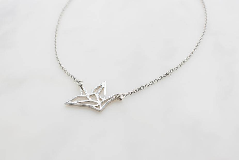 Origami Crane Necklace - Dev Store