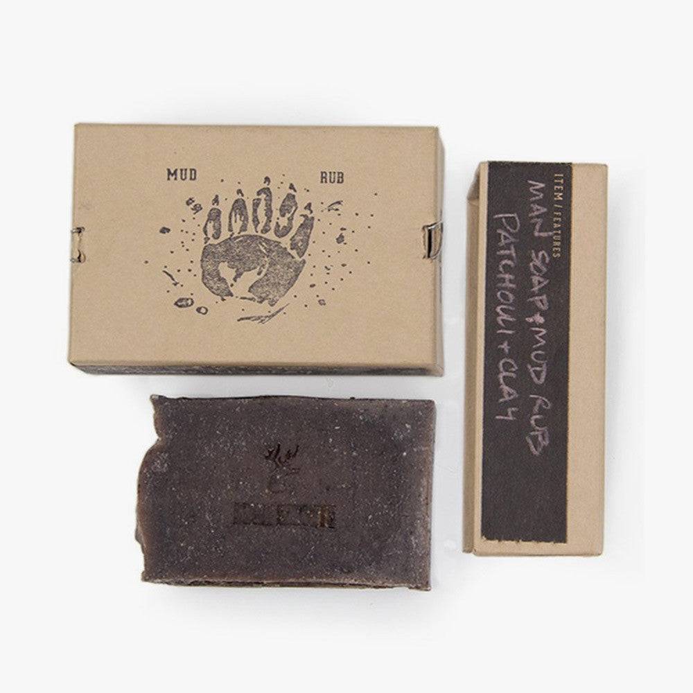 Mud Scrub Soap - Natural Cleansing Bar for Men - Dev Store