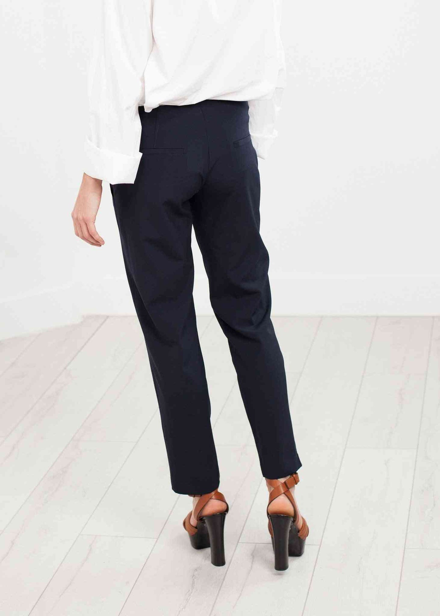 Patch Pocket Pant in Navy Harvey Faircloth women's pants Navy 2 7572880809