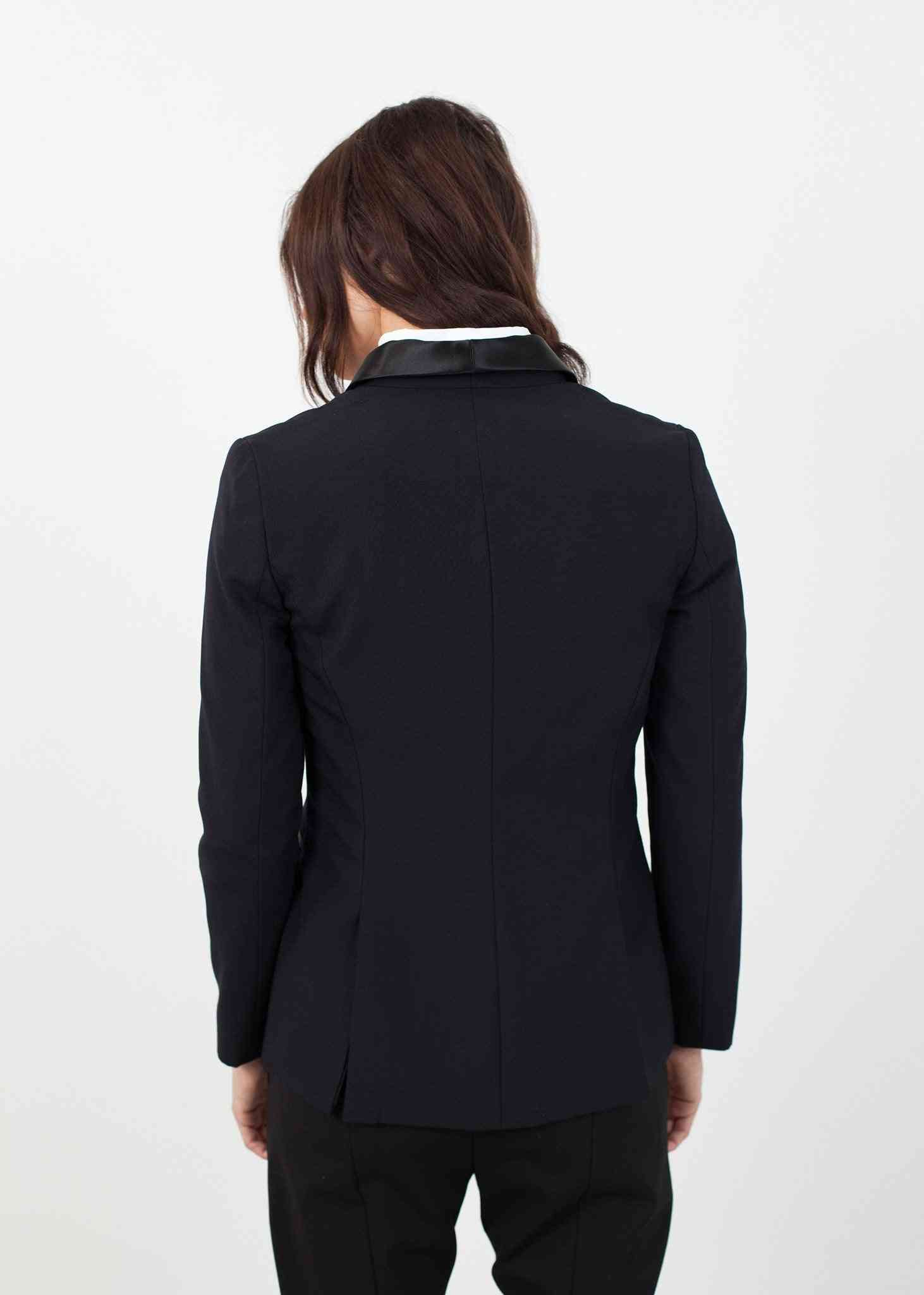 Shawl Collar Blazer in Black Harvey Faircloth women's coats & jackets Black 2 7572880809