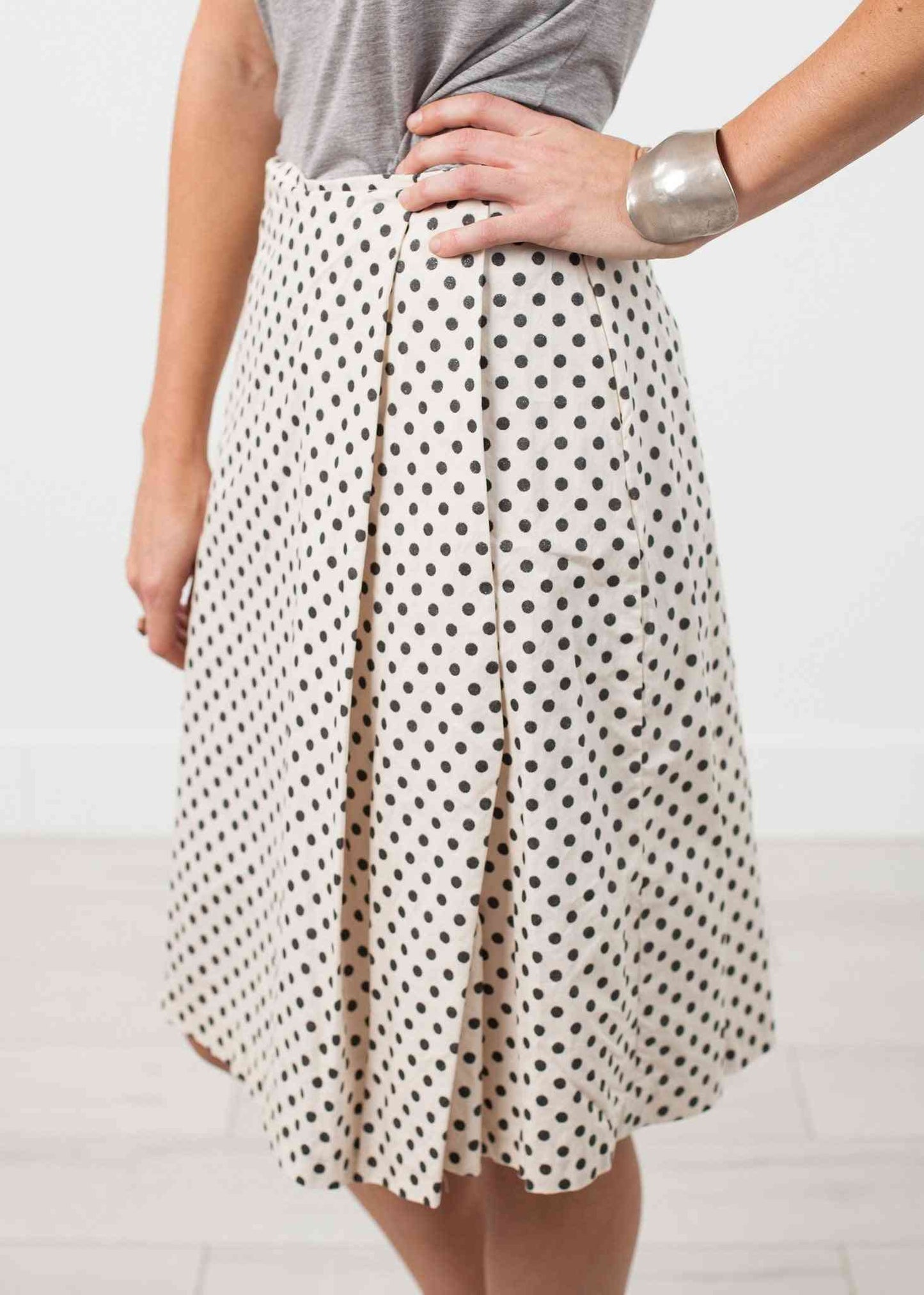 Pleated Skirt in Glitter Dots Pip-Squeak Chapeau women's skirts Glitter Dots Small 7572880809