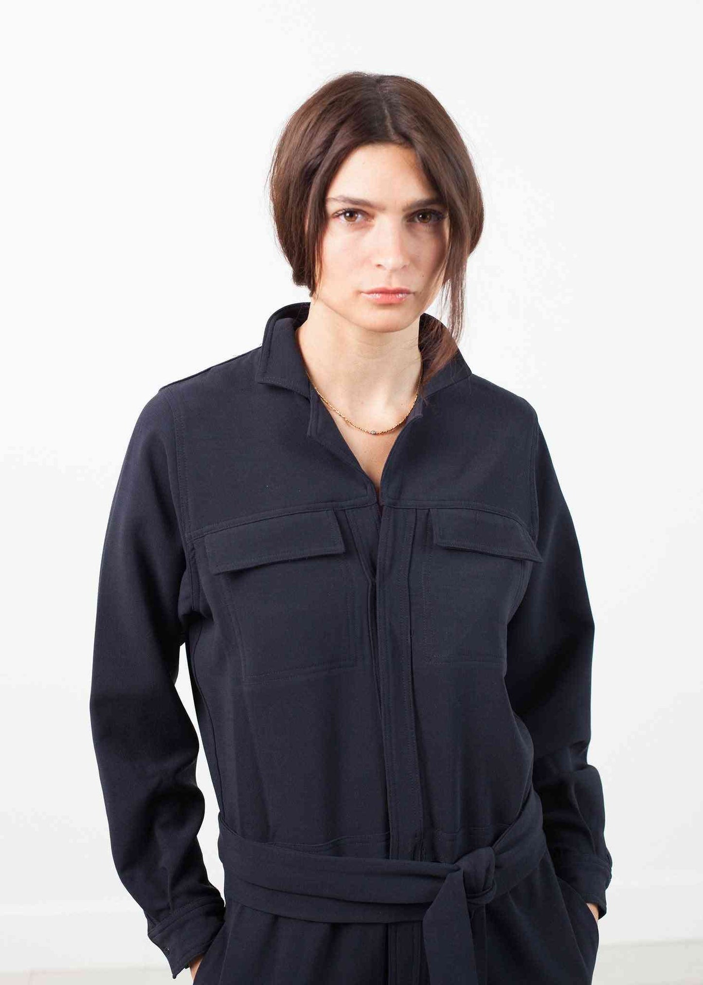 Worker Jumpsuit in Navy Harvey Faircloth women's jumpsuits Navy 2 7572880809