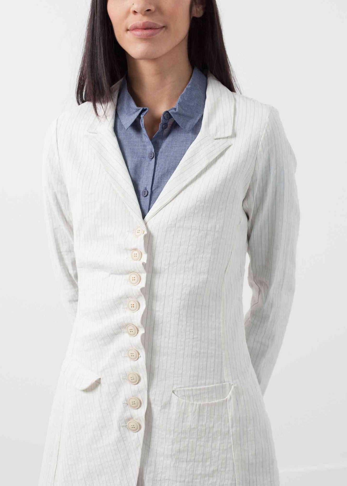 Roullex Coat Lilith women's coats & jackets Ivory X-Small 7572880809