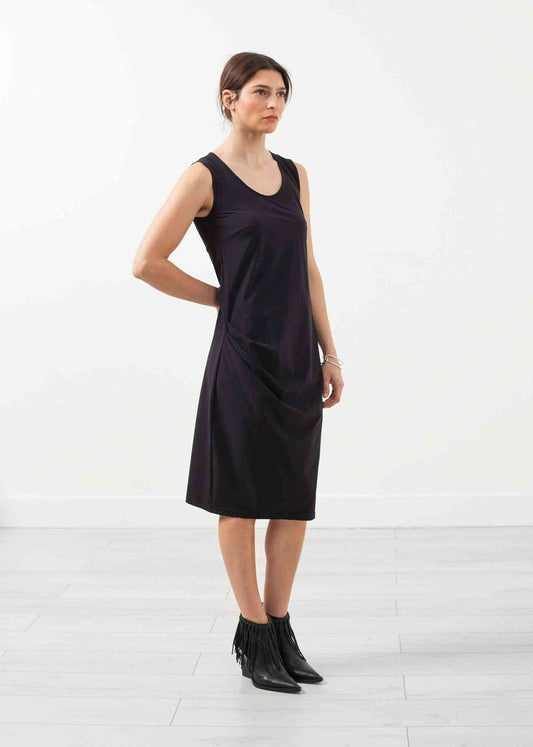 Sleeveless Fitted Dress Hovman women's dresses Black 34 7572880809