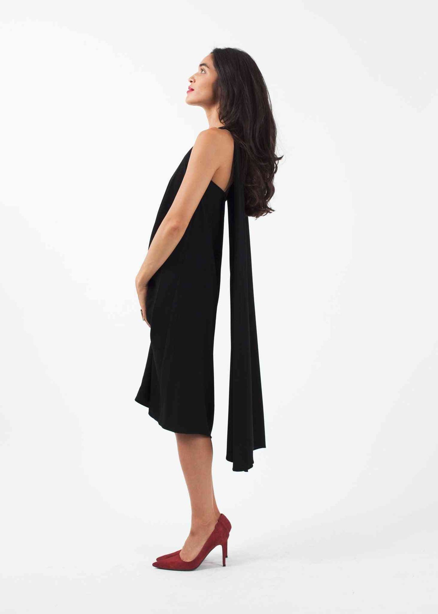 Cape Dress Co women's dresses X-Small Black 7572880809