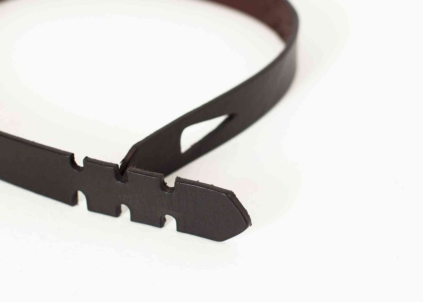 Buckle-less Belt in Black Kelly Cole Group unisex belts Black 28 7572880809