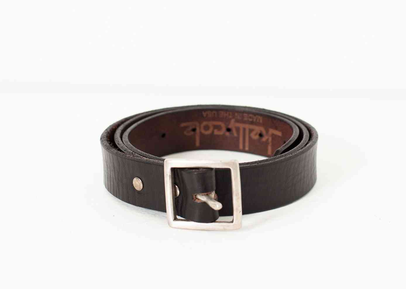 Plain Belt in Black Kelly Cole Group unisex belts Black 32 7572880809