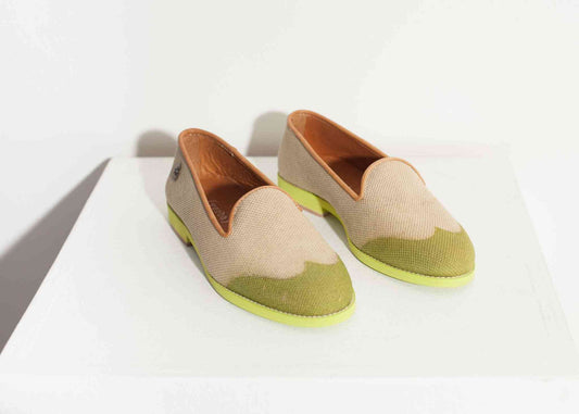 Wingtip Loafer in Lime Verba women's shoes 36 Lime 7572880809