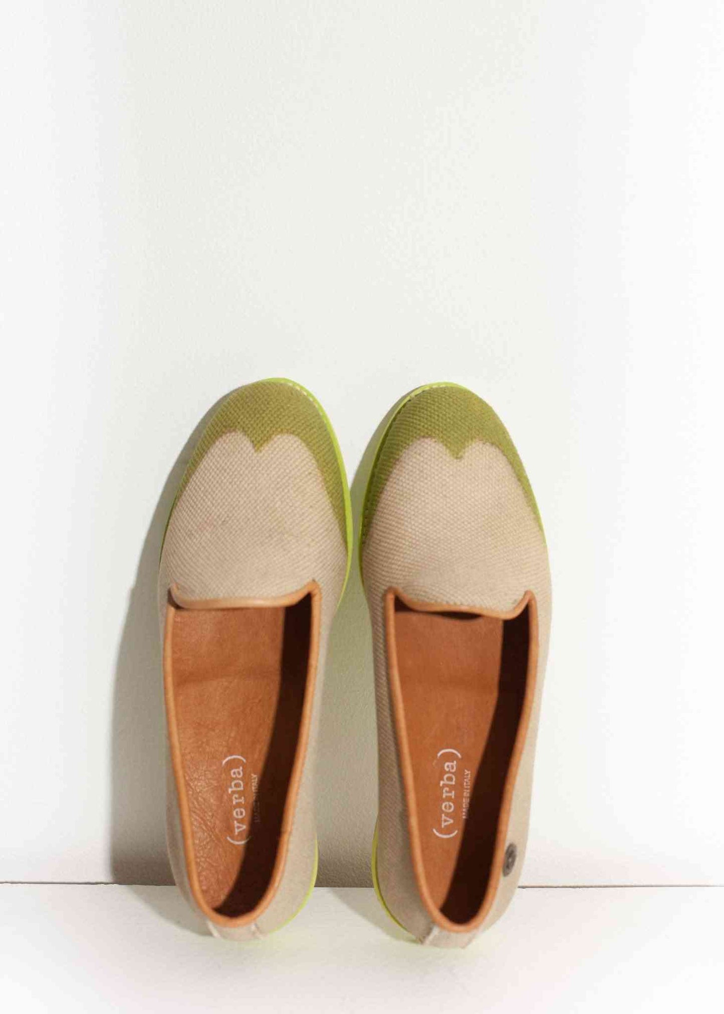 Wingtip Loafer in Lime Verba women's shoes 36 Lime 7572880809