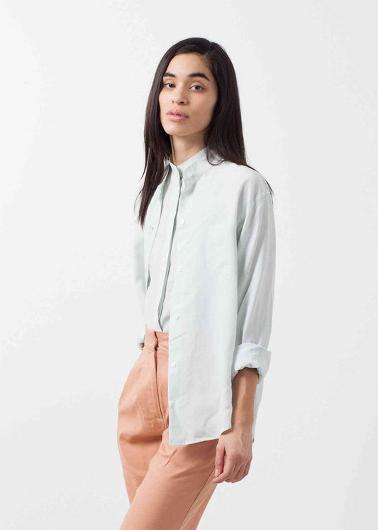 Classic Button Down Jesse Kamm women's button-ups Sea Glass X-Small 7572880809